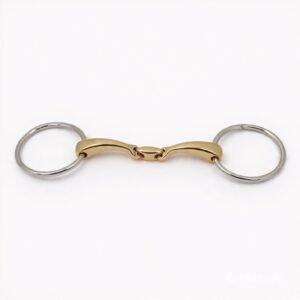 Loose Ring Double Jointed Curved Mouth Cuprium Bit with KK Link