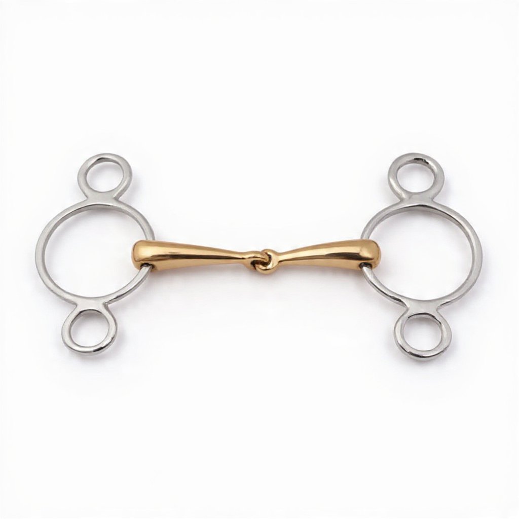 Pessoa 3 Ring Bit, Thin Hollow Cuprium Mouth