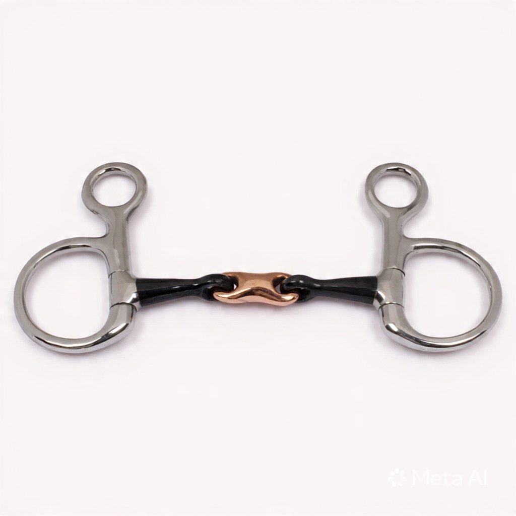 Baucher Bit Double Jointed Sweet Iron Mouth with Tolt Link