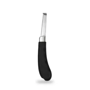 Hoof Knife Single Edge Medium Blade Wood or Plastic Handle