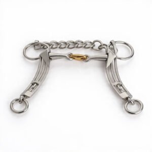 Icelandic bit Double jointed with Tolt link Cuprium