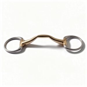 Eggbut Snaffle Hing Ported mouth