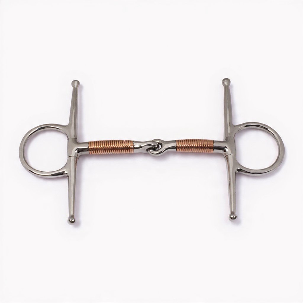 Full Cheek Single Jointed Wrapped Copper Wire Mouth