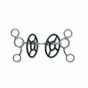 Dog Bone 3/8″ Mouth with 3 Ring SS Cheeks