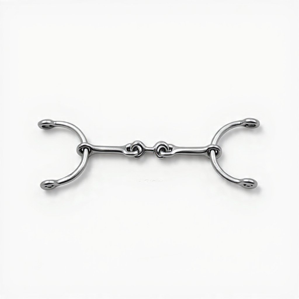 Dog Bone Snaffle 5/16″ Mouth C rings