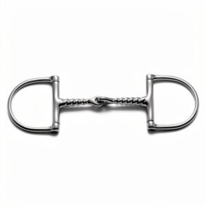 Large Racing Dee Bit with Corkscrew Single Jointed