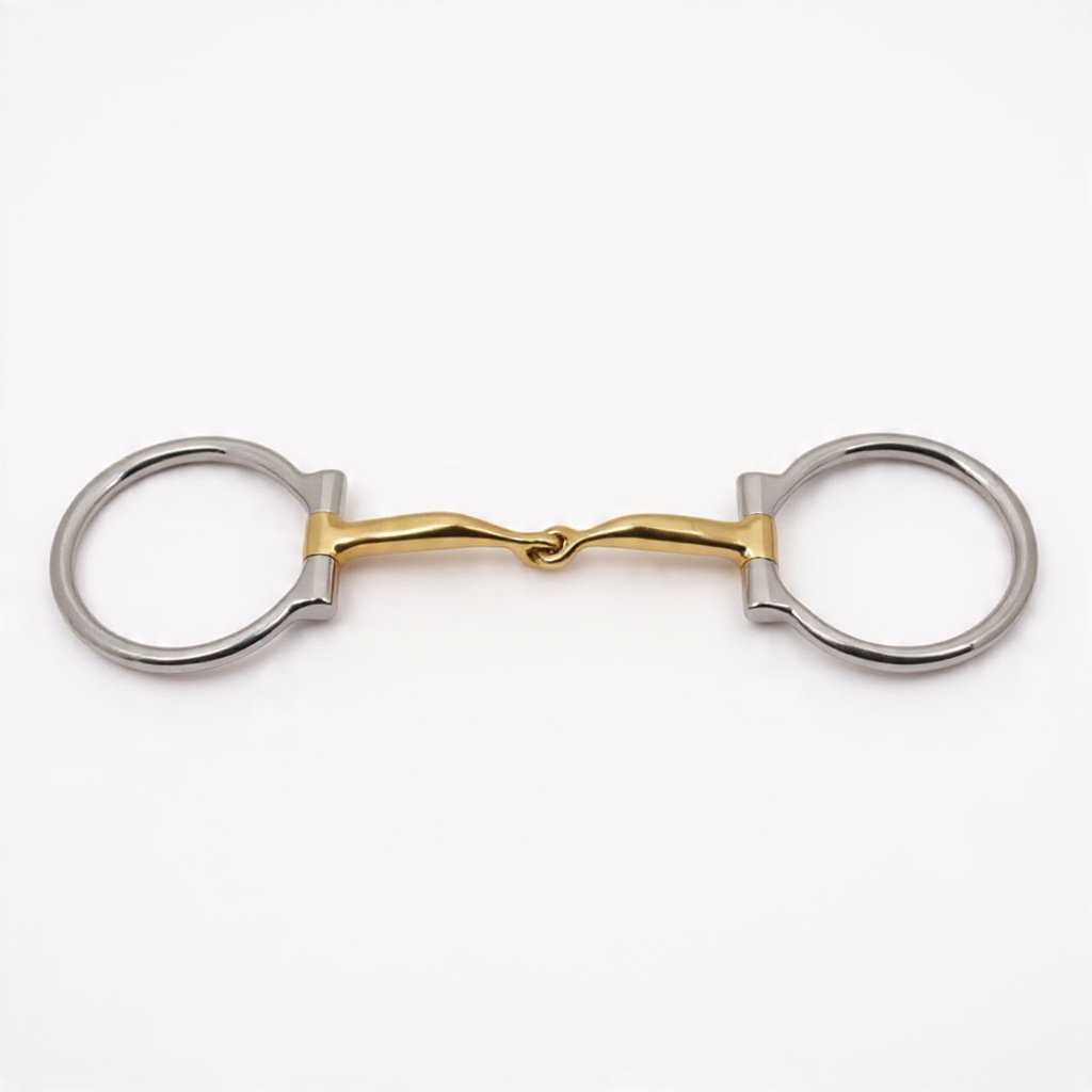 D Ring Snaffle with Copper Inlays