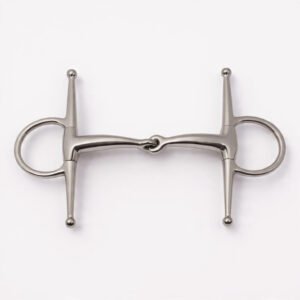 Full Cheek Egg Butt Snaffle Single Jointed Med Weight