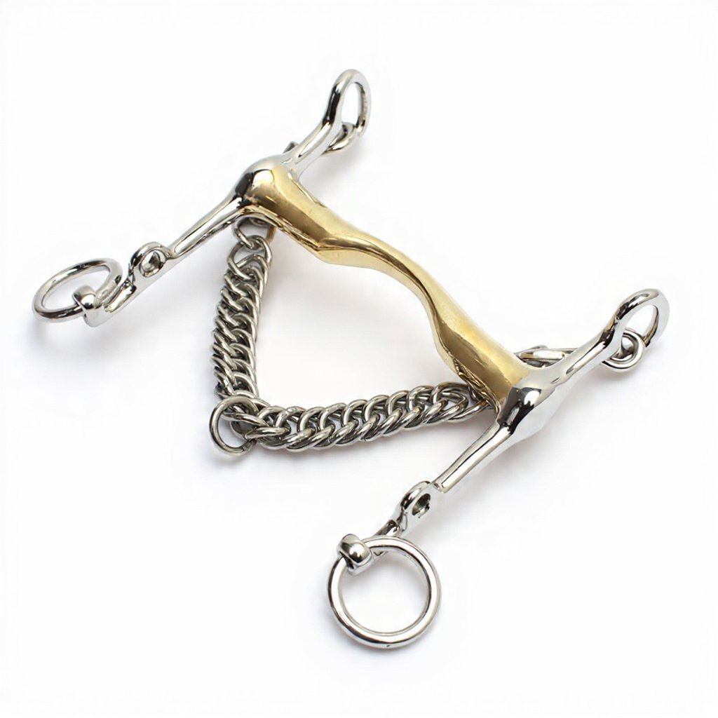 Weymouth Solid Mouth Special Low Port,Oval Shanks Bent Out