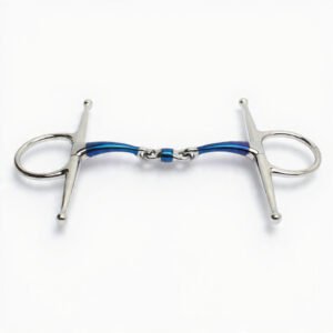 Royal Fullcheek Double Jointed curved Mouth Bit with Ball Link MS