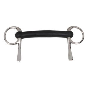 Driving Bit Curved Rigid Mouth Rubber Bit