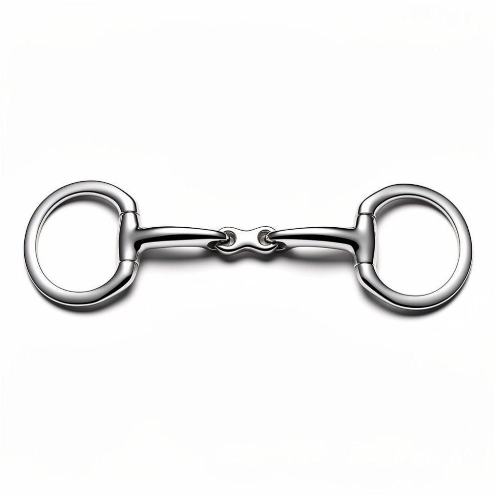 Eggbutt Snaffle French Mouth Bit