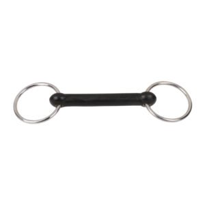 Loose Ring Straight Rigid Mouth Rubber Bit