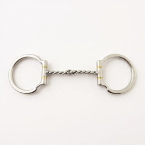 D Ring Snaffle Twisted Mouth