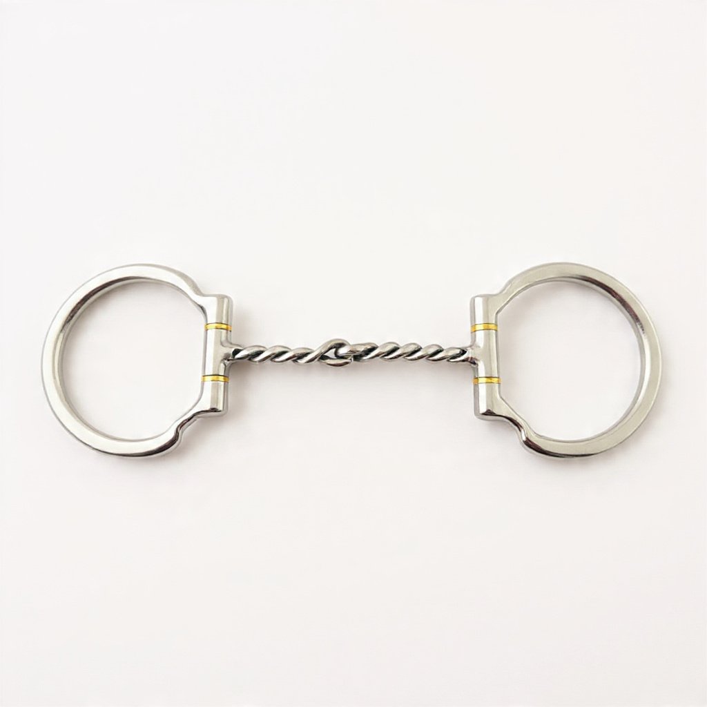 D Ring Snaffle Twisted Mouth