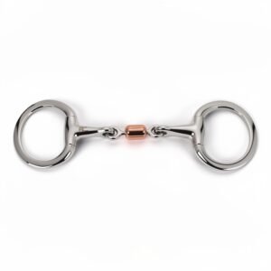 Eggbutt Snaffle Roller mouth Bit