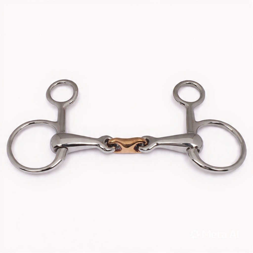 Baucher Bit Double Jointed Mouth with Tolt Link