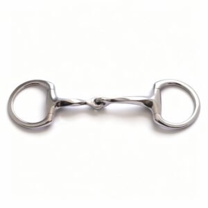 Eggbutt Twisted Mouth Bit with Flat Rings