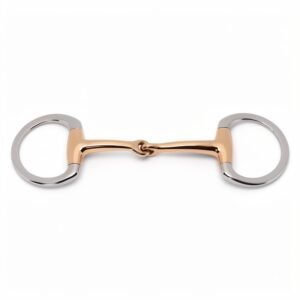 Eggbutt Snaffle Single Jointed Copper Mouth Bit
