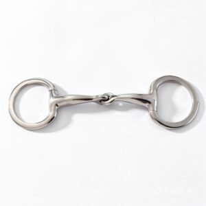 Eggbutt Snaffle Single Jointed Regular Mouth Bit