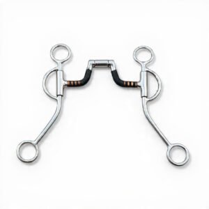 Training Bit with Hinge Ported Sweat Iron Mouth
