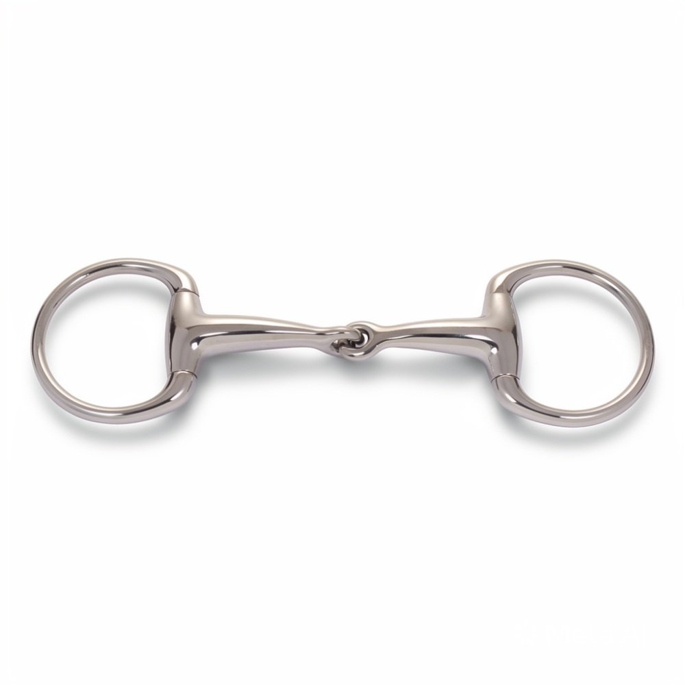 Eggbutt Snaffle Single Jointed Thick Mouth Bit