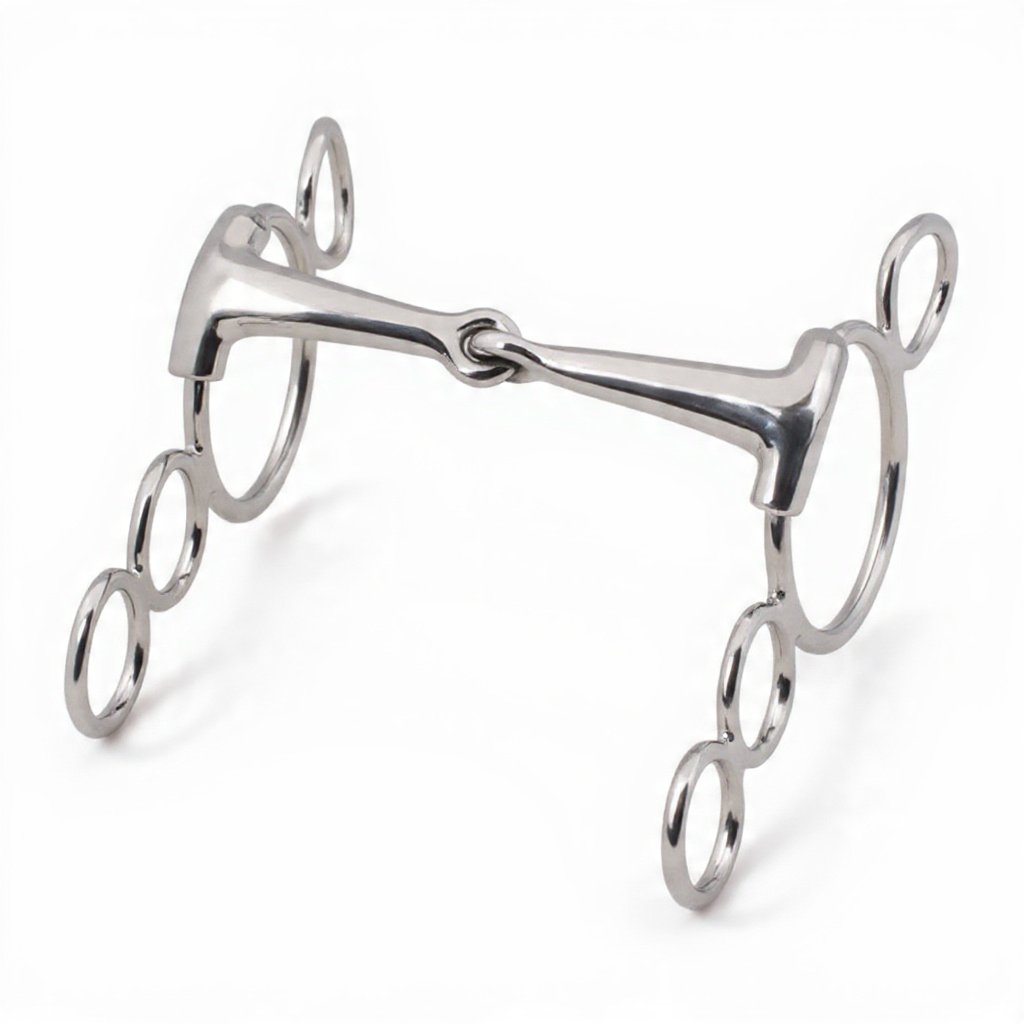 Show Jumping Light Weight Hollow Mouth,Cheeks Ristricted movement