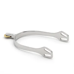 Fine Spur Gents Tappered Rectangle Shanks ,Neck Straight ,Smooth Brass Rowel