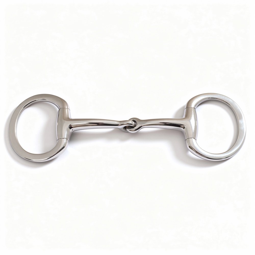 Eggbutt Regular Single Jointed SS Mouth Bit