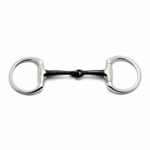 Eggbutt Snaffle Regular Mouth Single Jointed Sweat Iron Bit
