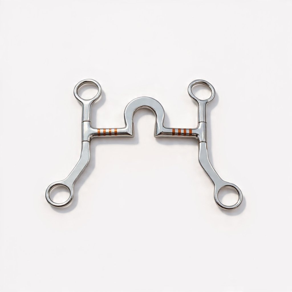 Reining Horse Thumb Print Mouth Bit