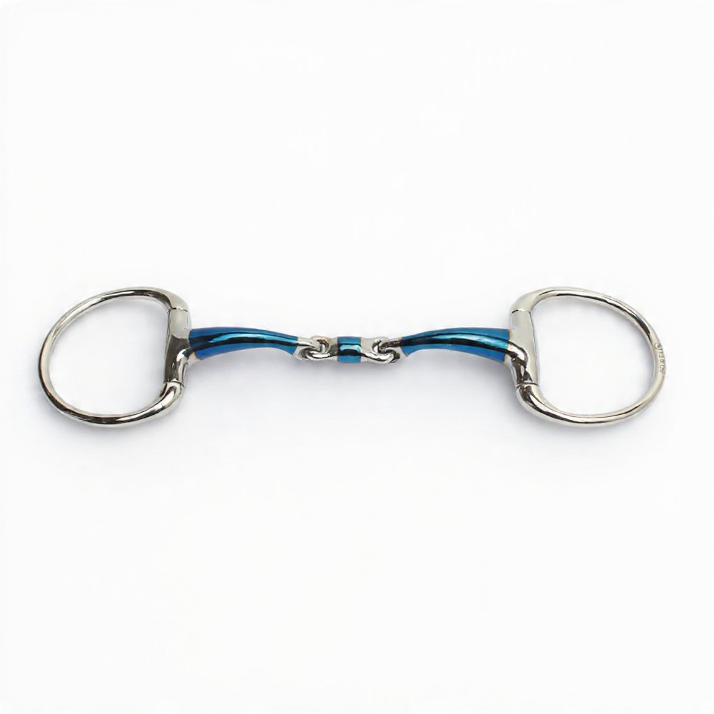 Royal Eggbut Dble Jointed Curved Mouth Lockup Bit ,MS Ball Link