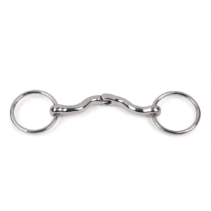 loose ring hinge Ported 45degree angled Jointed mouth