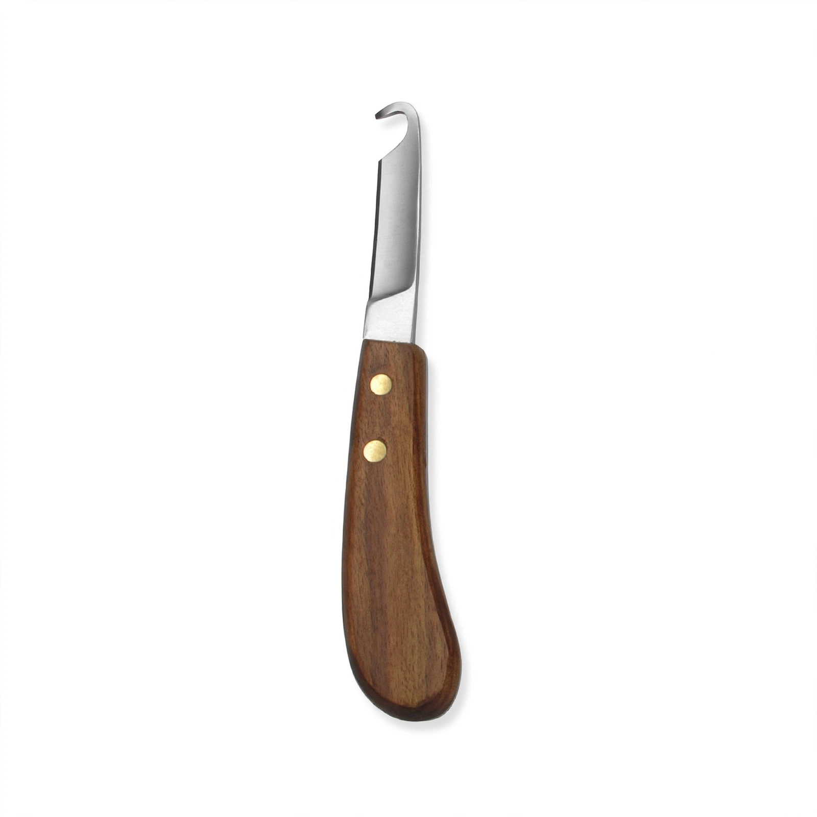 Hoof Knife Single Edge Narrow Blade Wood or Plastic Handle