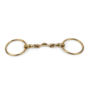 Loose Ring Quarter Moon Cuprium bit , with Brass Rings