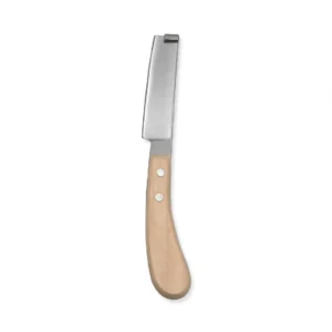 Hoof Knife Single Edge Wood or Plastic Handle