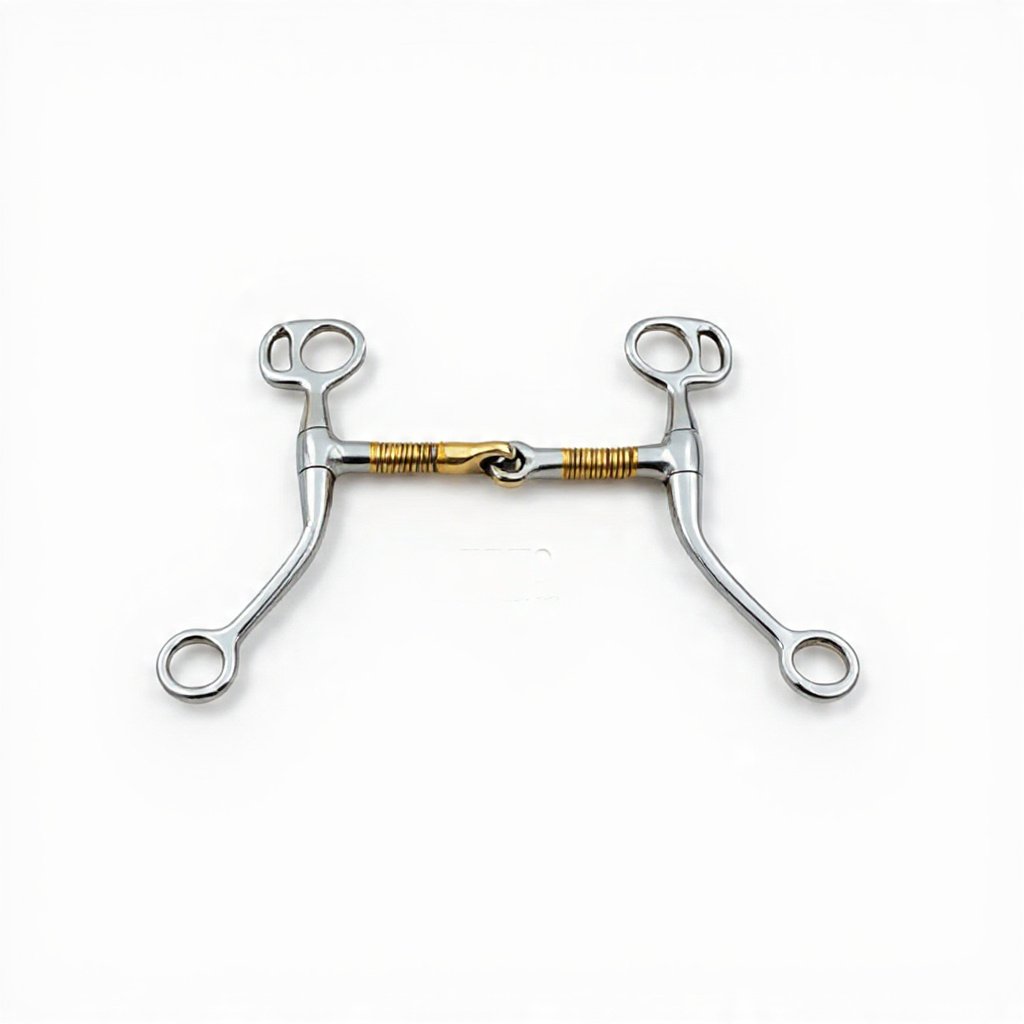 Wire Wrapped Breaking Bit, W/Bent Cheeks