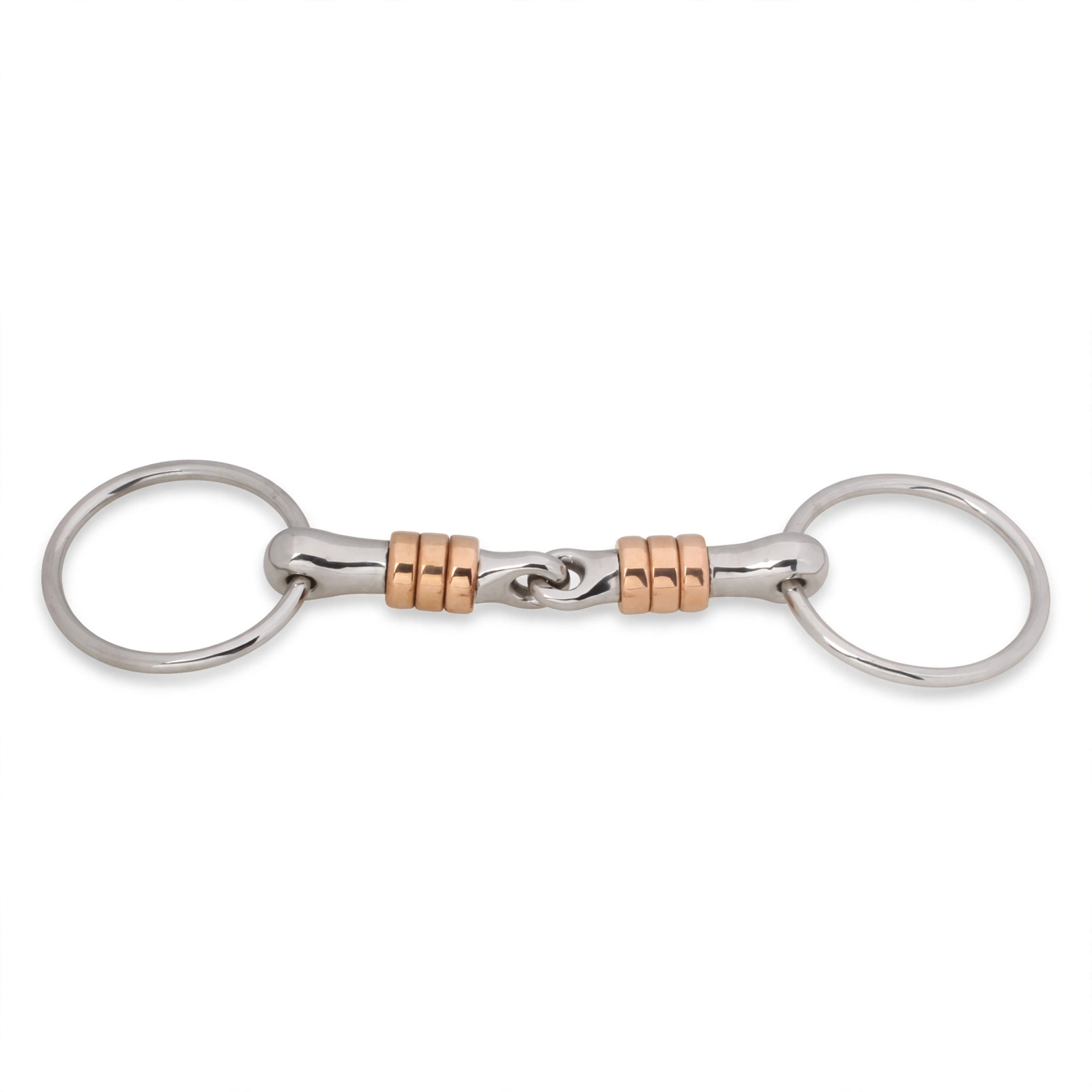 Loose Ring Snaffle with Cherry Copper Rollers