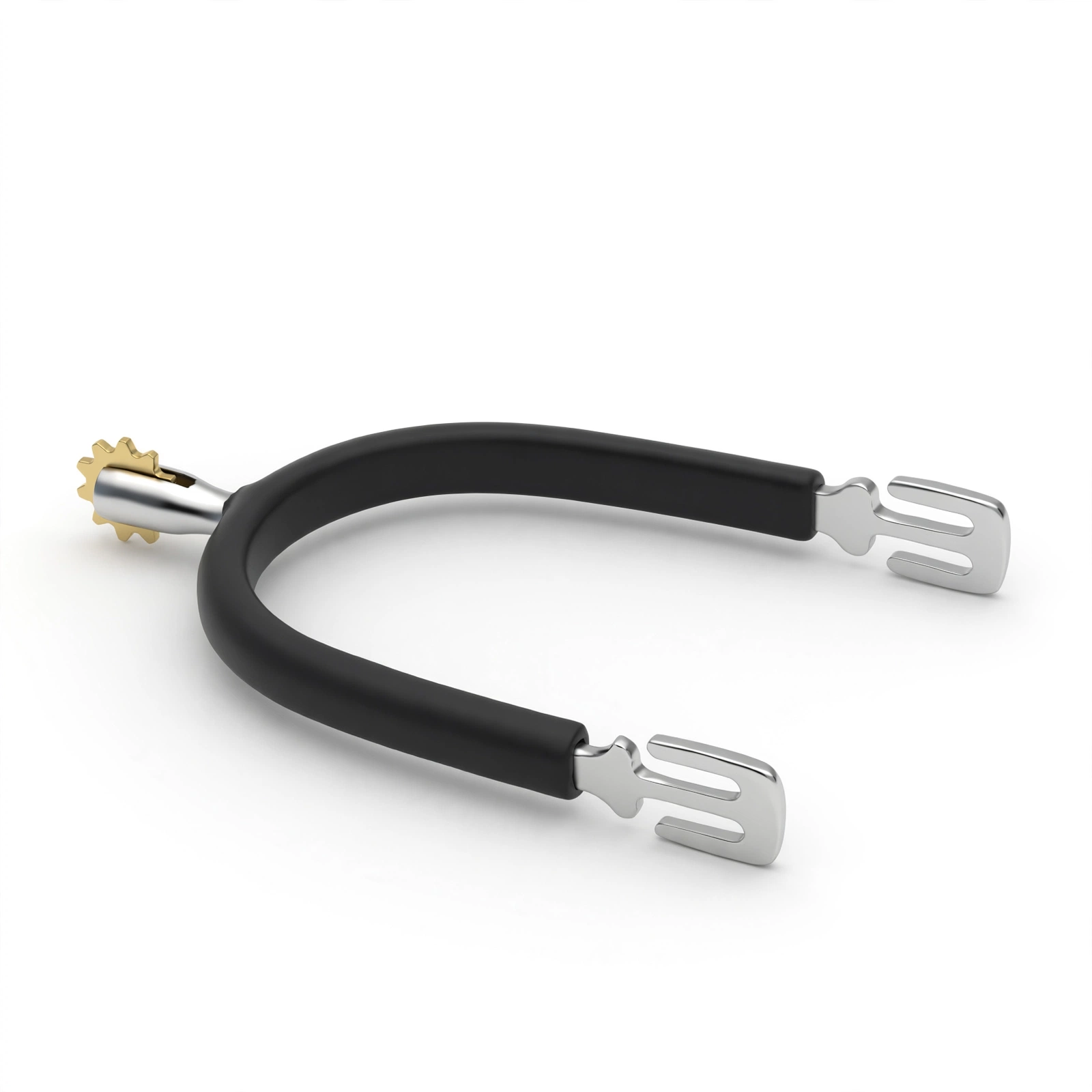 Open Shank Rubber Spur With Smooth Rowel No 14